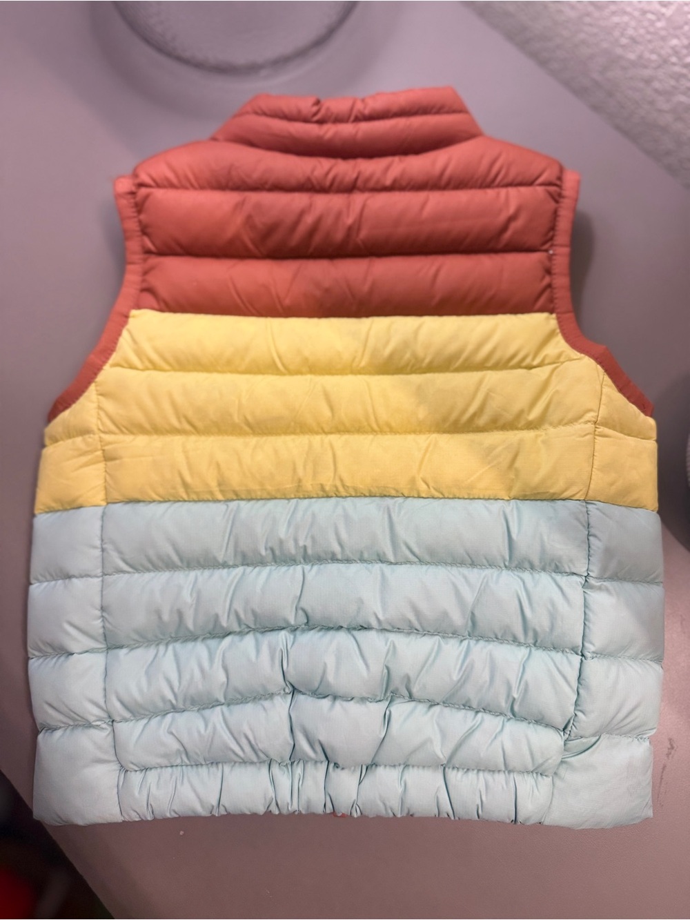 Patagonia Baby Down Sweater Vest 2T Colorblock Puffer Toddler Kids - Picture 8 of 12